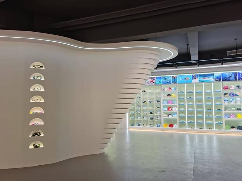 企业产品展厅搭建实景示意图——洛阳本地企业接待展厅